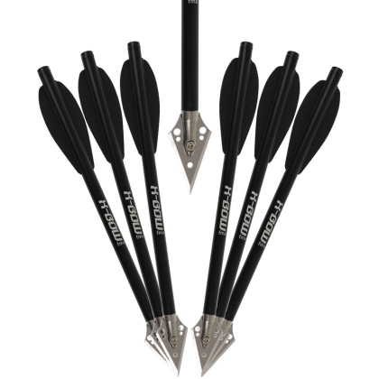 Комплект от 6 стрели X-BOW FMA broadhead Black 6.5 inch