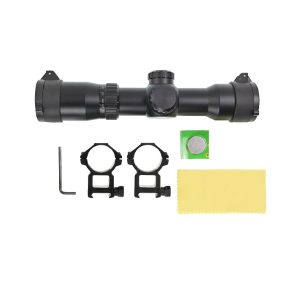 Оптически мерник X-BOW FMA 1.5-5x32 IR за арбалет с променливо увеличение и осветена мишена