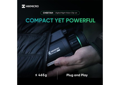 HikMicro Cheetah Clip-On 940 nm IR, Dispozitiv Night Vision 2-în-1 UHD