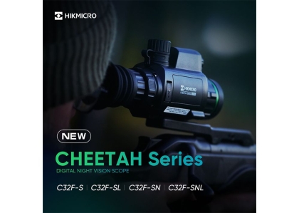 HikMicro Cheetah Clip-On 940 nm IR, 3-в-1 устройство за нощно виждане с прицелна мрежа