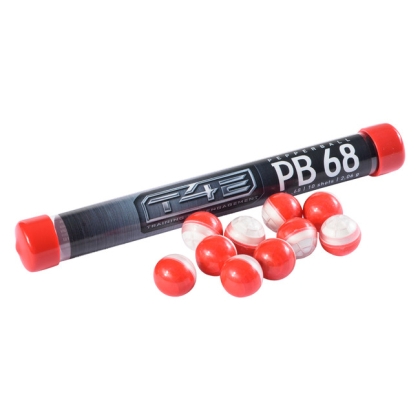 Топчета с пипер T4E Pepper Ball PB .68, 10 броя, Професионална самоотбрана