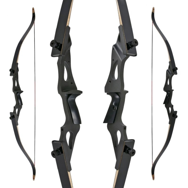 Arc Recurve Take-Down Black Raven, 58 inch, 25-60 lbs