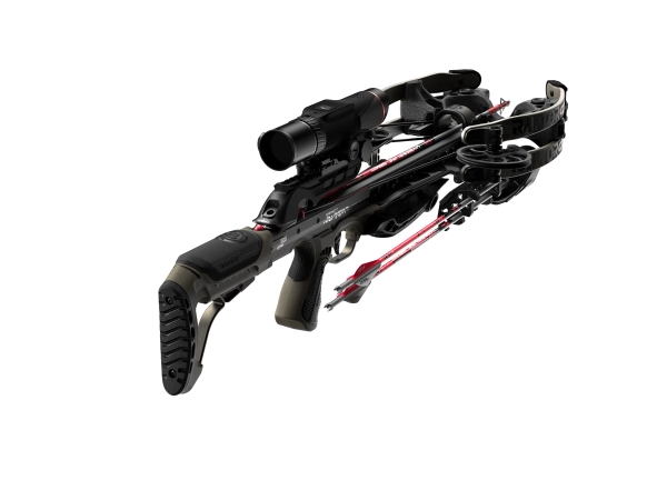 Set Arbaletă Compound Barnett Hyper Raptor GTX, 425 fps, Bukops X-Factor LFR 2-7x36mm Speed-Dial