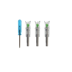 Set 3 nock-uri arbaleta luminoase X-BOW FMA Green