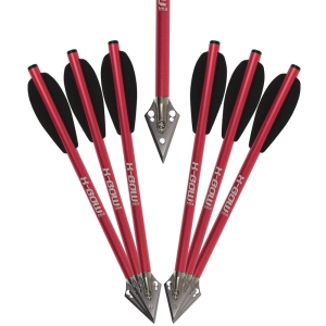 Комплект от 6 стрели X-BOW FMA broadhead Red 6.5 inch