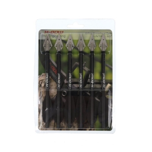 Комплект от 6 стрели X-BOW FMA broadhead Black 6.5 inch
