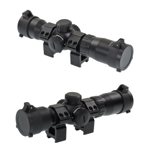 Lunetă Arbaletă X-BOW FMA 1.5-5x32 IR cu Zoom Variabil și Reticul Iluminat