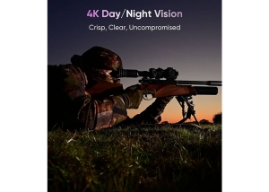 HikMicro Alpex 4K Lite A40EL LRF, Lunetă Night Vision Ultra-Ușoară