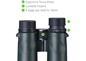 Binoclu Vanguard VEO HD2 10x42, Sticlă HOYA ED & Tehnologie Carbon