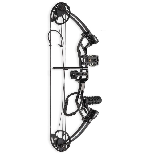Set Complet Arc Compound Tineret M2, 10-40 lbs, Black, Accesorii Incluse