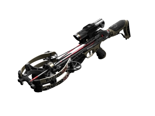 Set Arbaletă Compound Barnett Hyper Raptor GTX, 425 fps, Bukops X-Factor LFR 2-7x36mm Speed-Dial