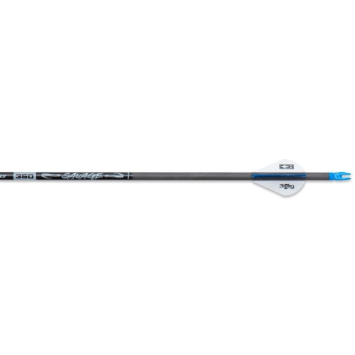 Комплект от 3 стрели Carbon Savage ID6.2, 30 инча, пера Blazer, напълно оборудвани