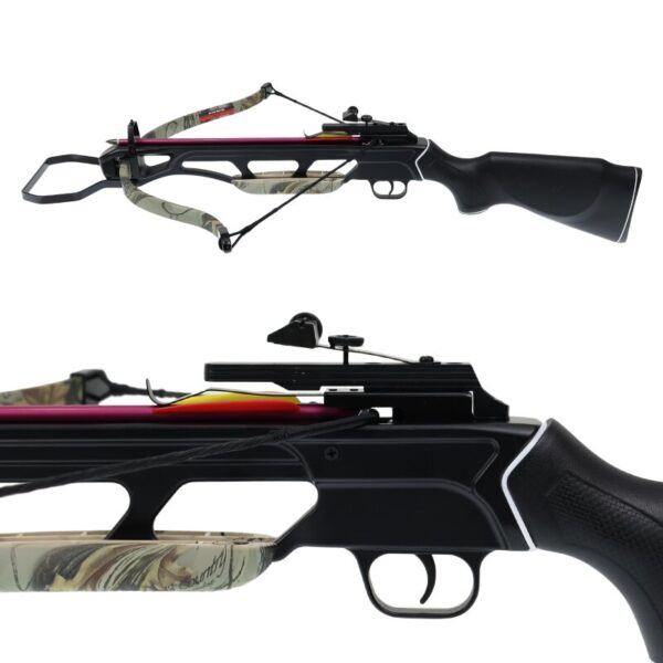 Arbaletă Recurvă X-BOW Python I Autumn Camo, 150 lbs, 210 fps - imagine 2