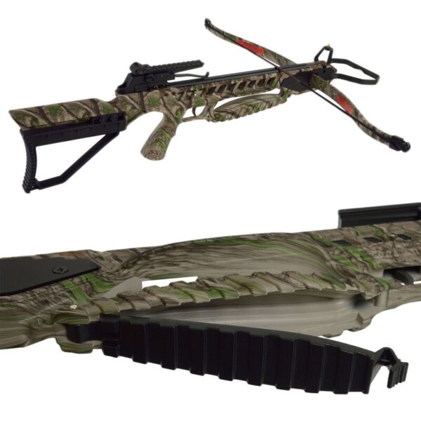 Arbaletă Recurve X-BOW Black Spider Camo, 175 lbs, 245 fps