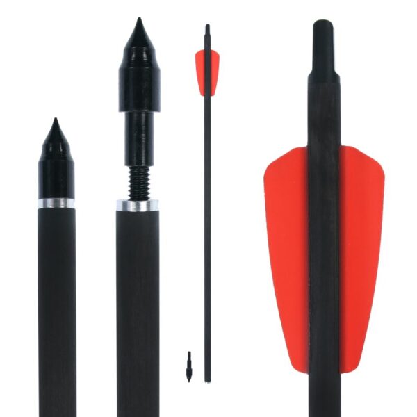 Set săgeți carbon X-BOW Cobra System, 10 bucăți, 15 inch